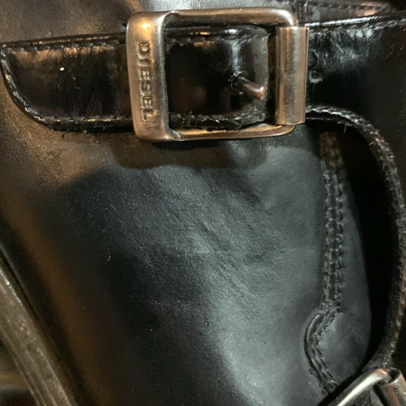 Men’s Diesel Black Double Monk Shoes SZ 9.5 (43). Beautiful and Comfortable!! - Picture 3 of 9